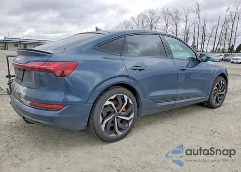 2022 Audi E-Tron Sportback Premium Plus из США, поврежденный, VIN WA12AAGE9NB021996